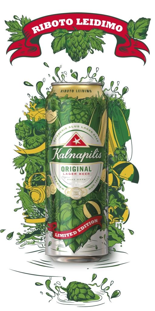 Prekės ženklas: RIBOTO LEIDIMO Kalnapilis ORIGINAL LAGER BEER LIMITED EDITION